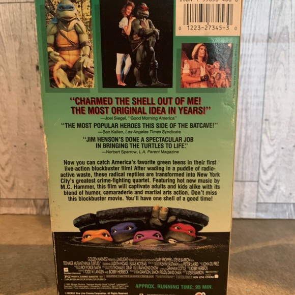 Vintage 1990 Copy Teenage Mutant Ninja Turtles The Movie - Picture 3 of 7